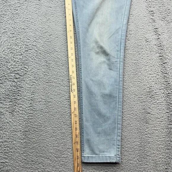 Mugsy Grands Jeans Mens 33x30 Tapered Blue Stretch Denim Light Wash - Picture 5 of 12